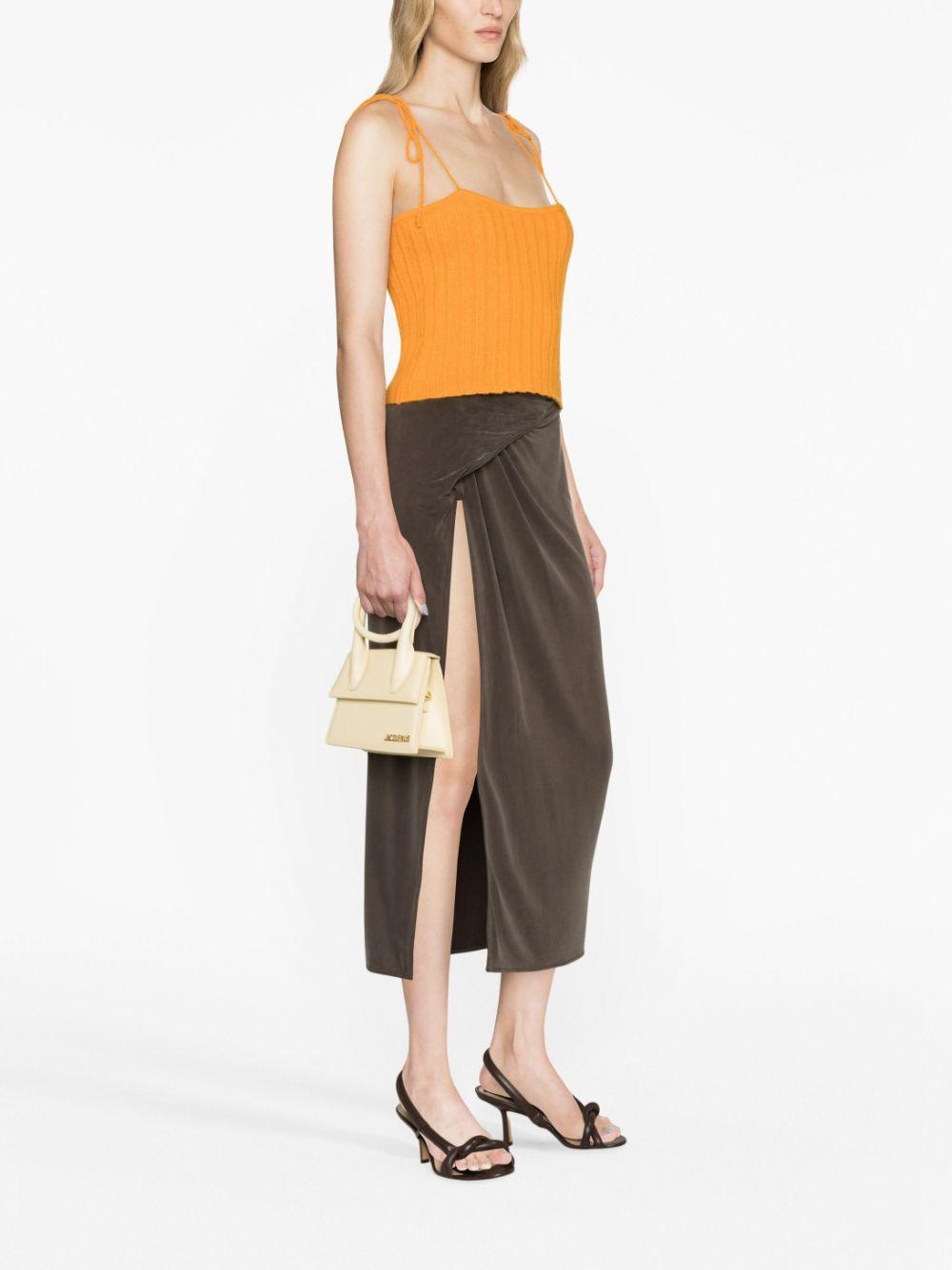 JACQUEMUS Le Chiquito Noeud Tote Bag In Neutrals Product Image