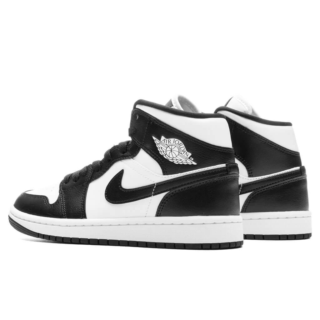 Air Jordan 1 Mid Women's - White/Black/White Female Product Image