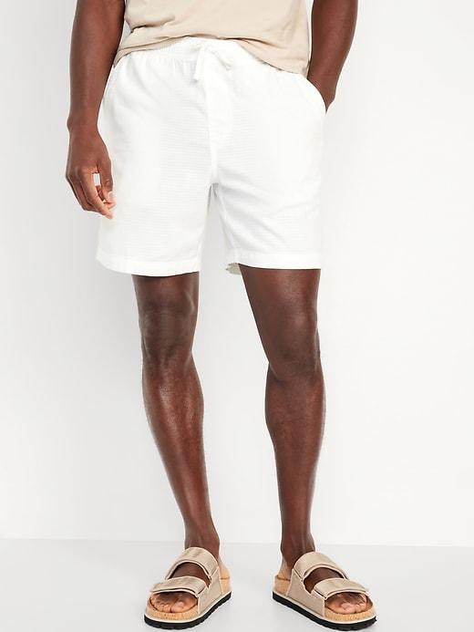 Textured Jogger Shorts -- 7-inch inseam product image