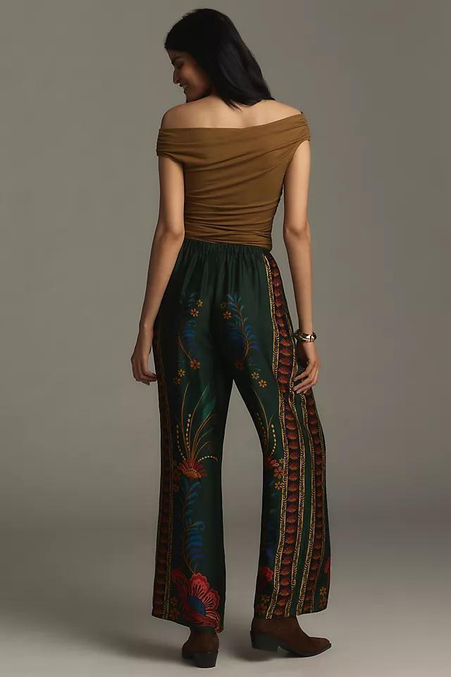 Farm Rio x Anthropologie Satin Drawstring Pants Product Image