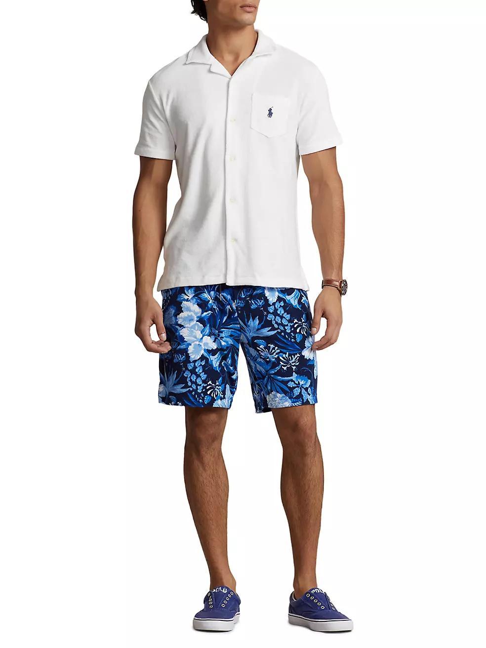 Cotton Terry Athletic Shorts Product Image