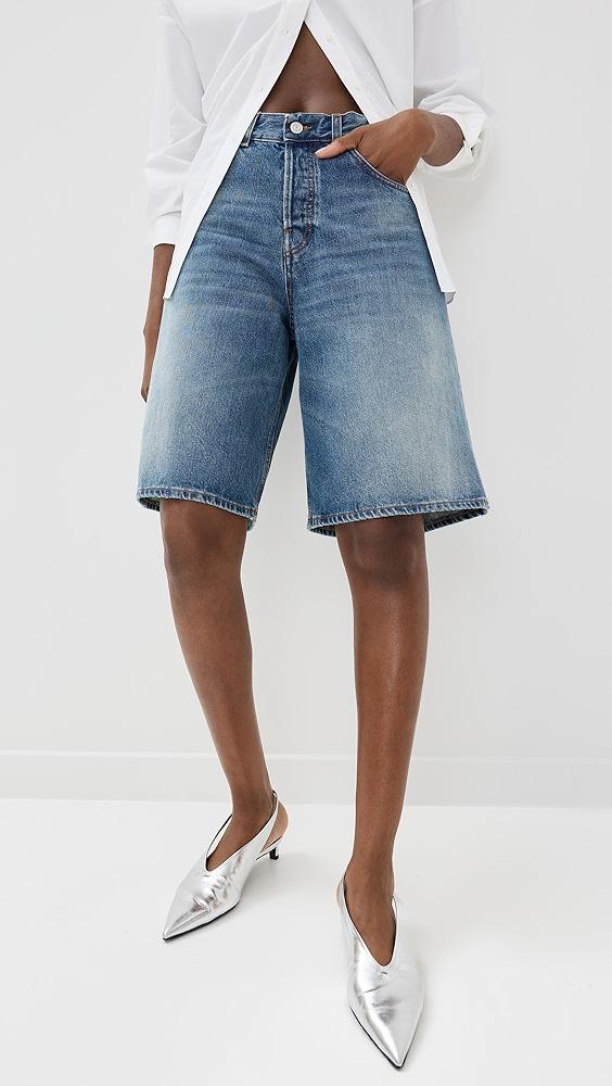 HAIKURE Becky Piano Blue Shorts | Shopbop Product Image