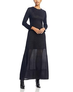 Womens Shimmer Knit Maxi Dress Product Image