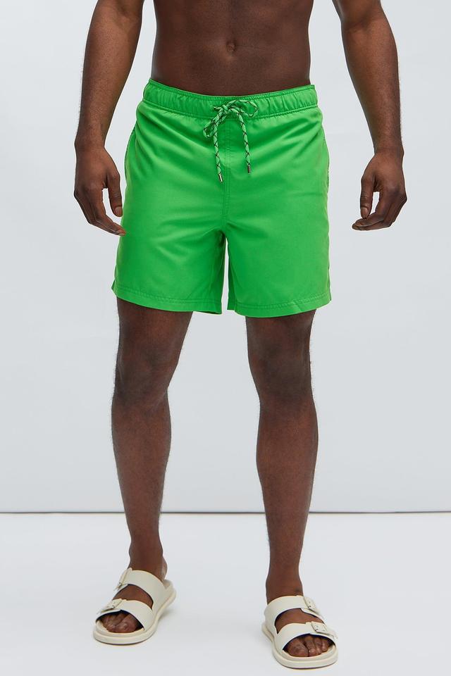 Montez Swim Trunk Classic - Green Product Image