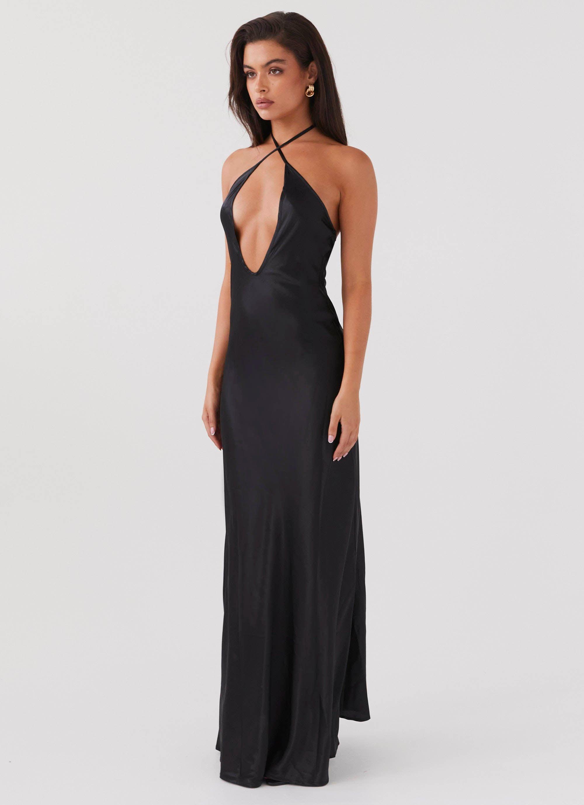 Noir Symphony Maxi Dress - Black Product Image