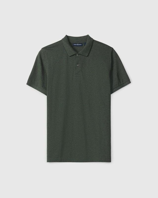 Mens James Premium Pique Polo Shirt 023 URBAN CHIC HEATHER / M Product Image