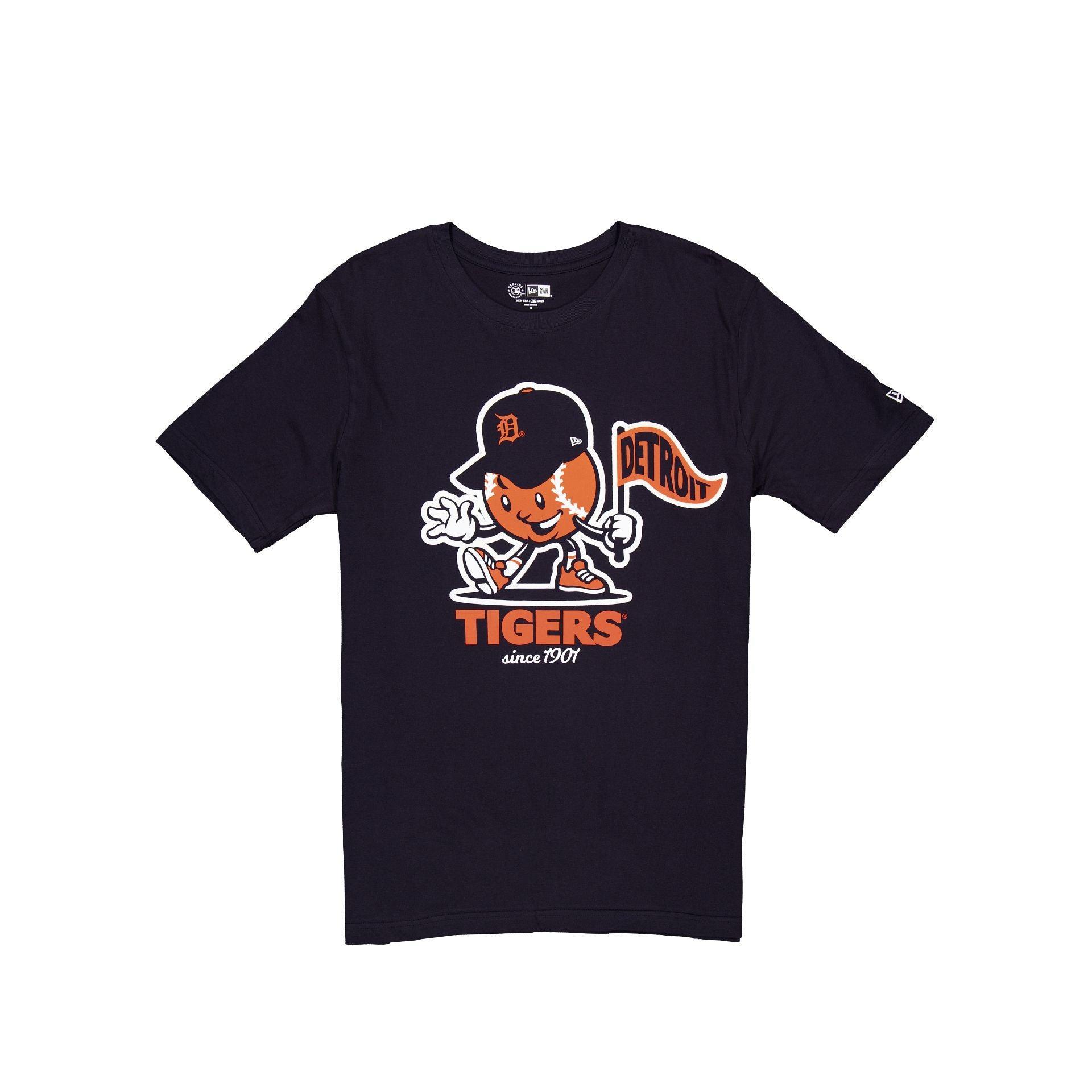 Detroit Tigers Court Sport Navy T-Shirt Male Product Image