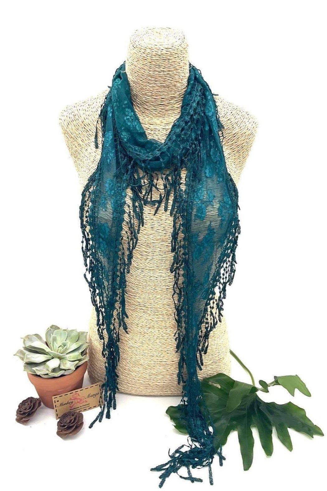 Floral Lace Scarf Female Product Image