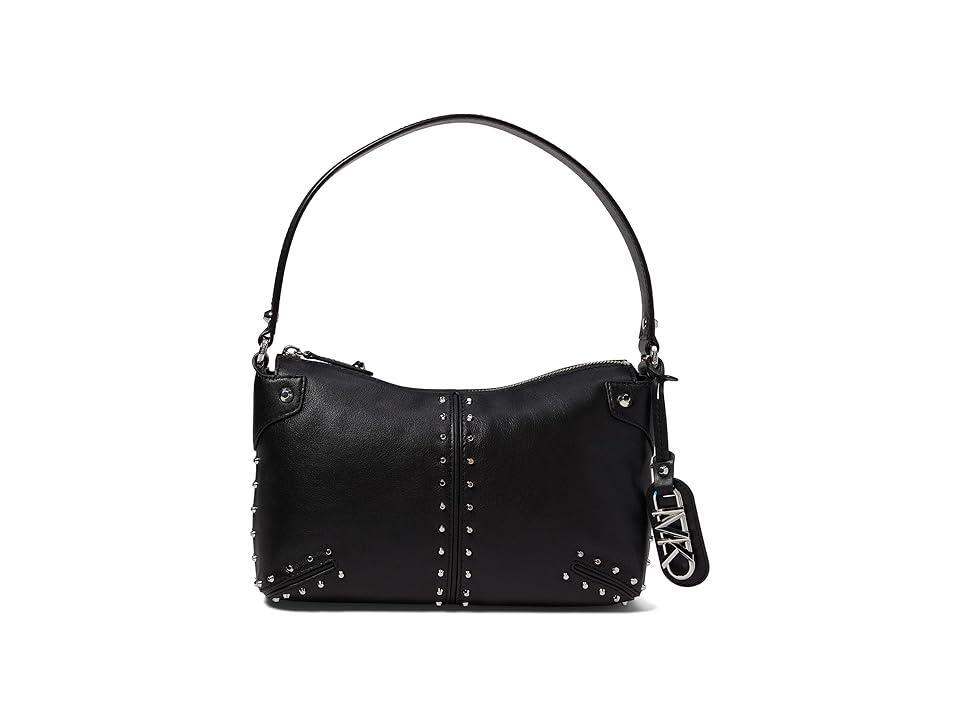 Astor Large Studded Leather Shoulder Bag Product Image