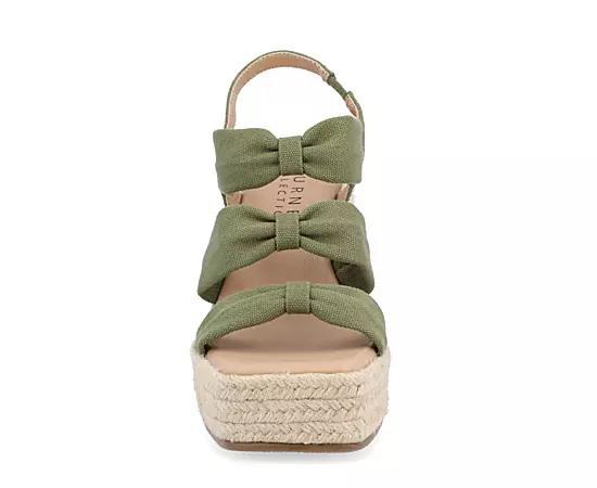 Journee Collection Womens Santorynn Platform Wedge Sandal Product Image