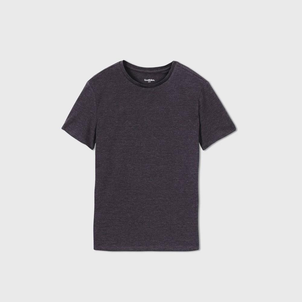 Mens Casual Fit Every Wear Short Sleeve T-Shirt - Goodfellow & Co Xavier Navy M Product Image