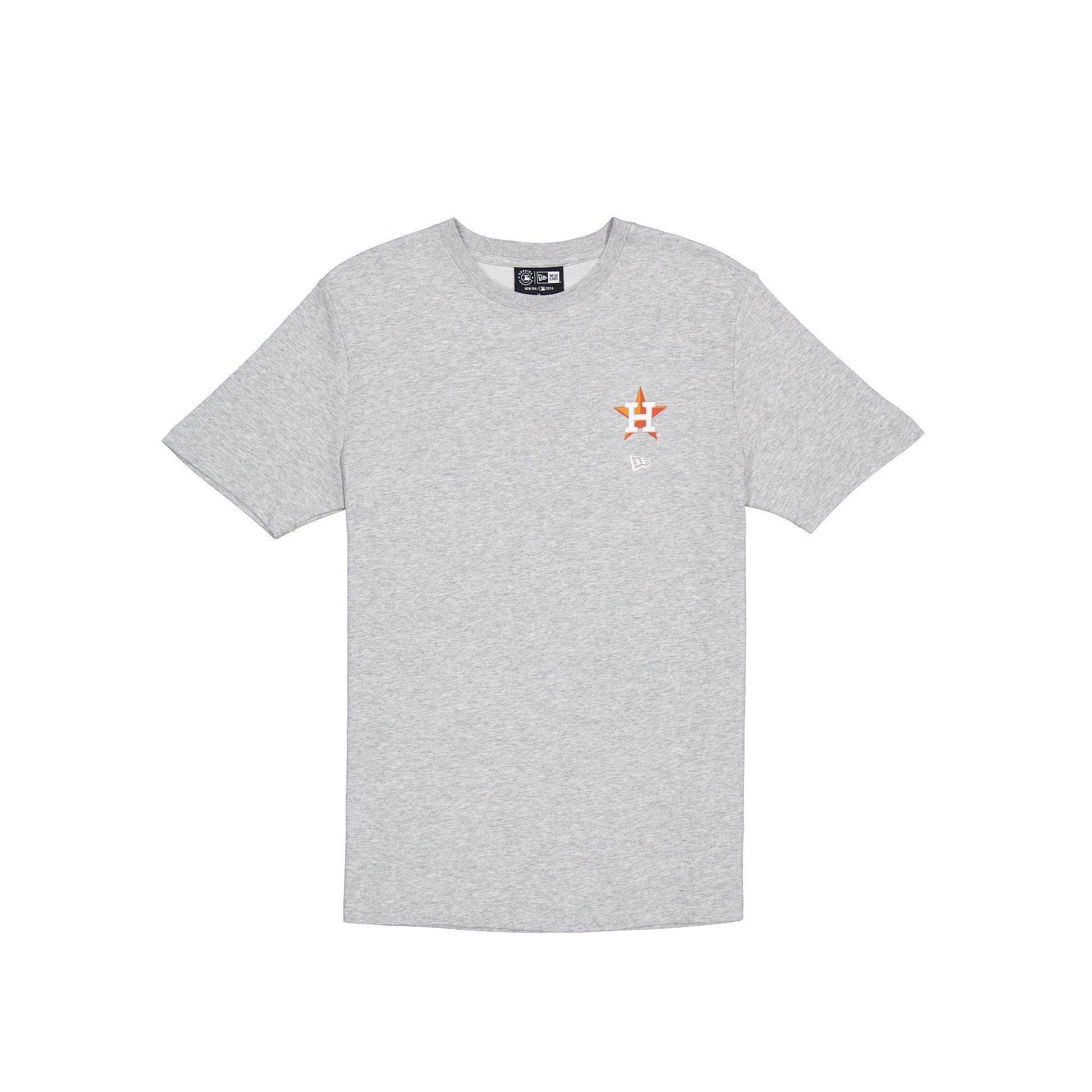 Houston Astros Logo Essentials Gray T-Shirt Male Product Image