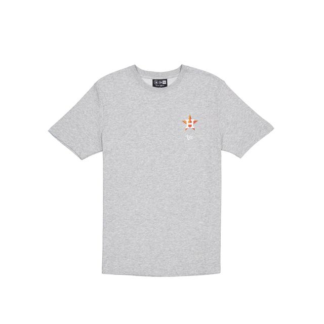 Houston Astros Logo Essentials Gray T-Shirt Male Product Image