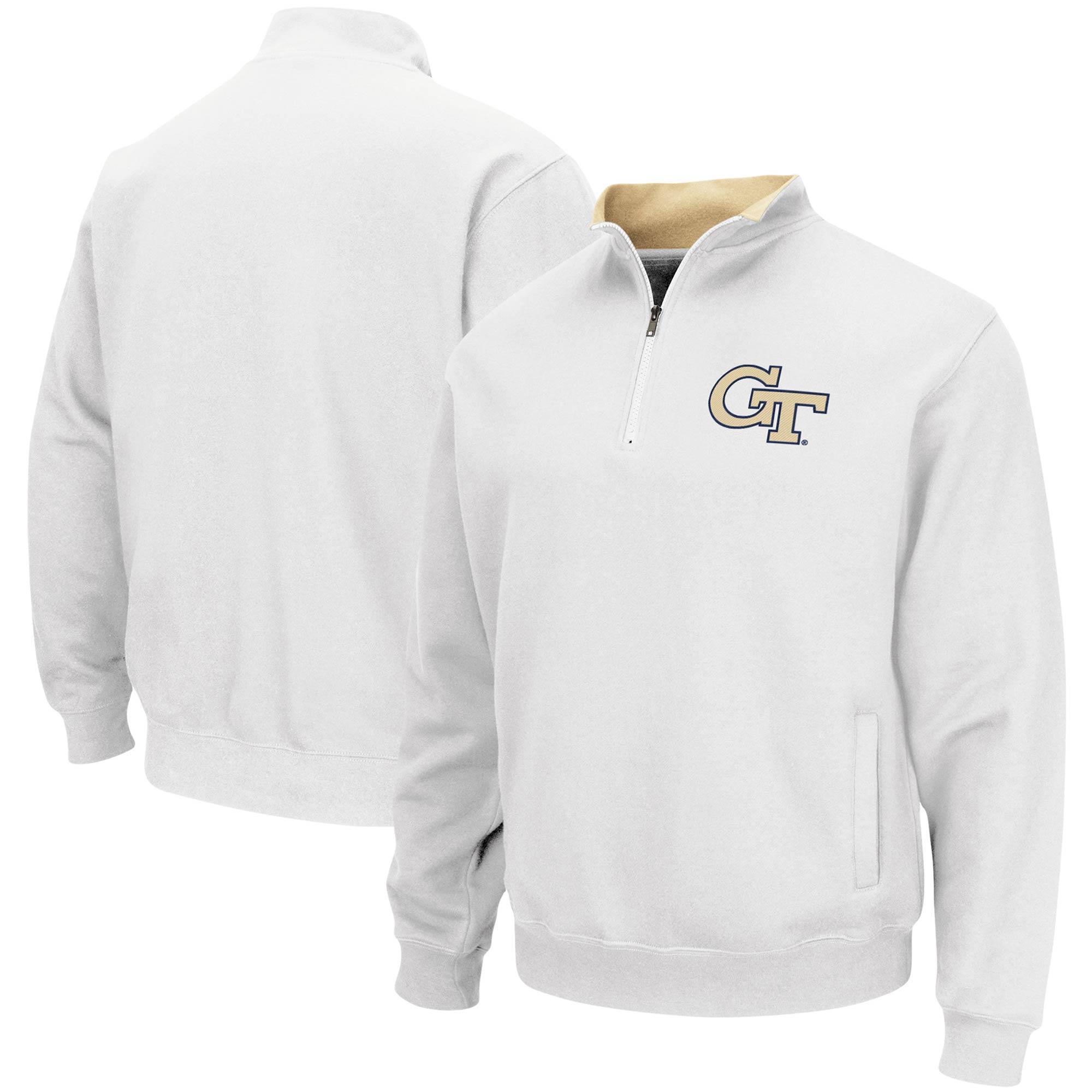 Mens Colosseum Georgia Tech Jackets Tortugas Logo Quarter-Zip Pullover Jacket Product Image