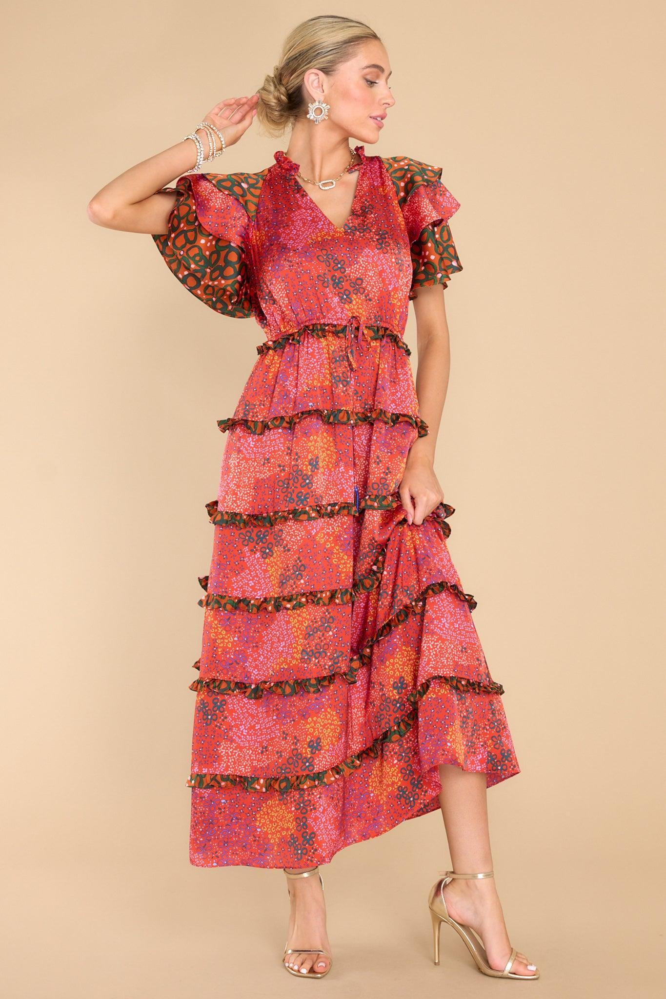 Yasmine Funky Town Maxi Dress Print Product Image