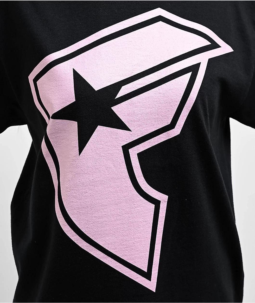 Famous Stars & Straps BOH Black & Pink T-Shirt Product Image