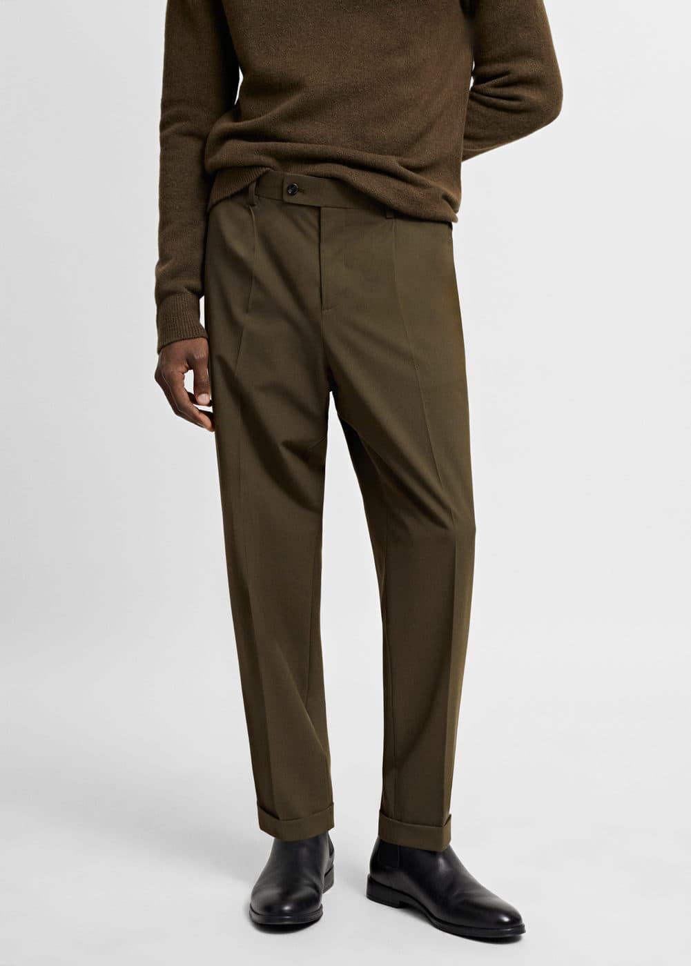 MANGO MAN - Suit pants khakiMen Product Image