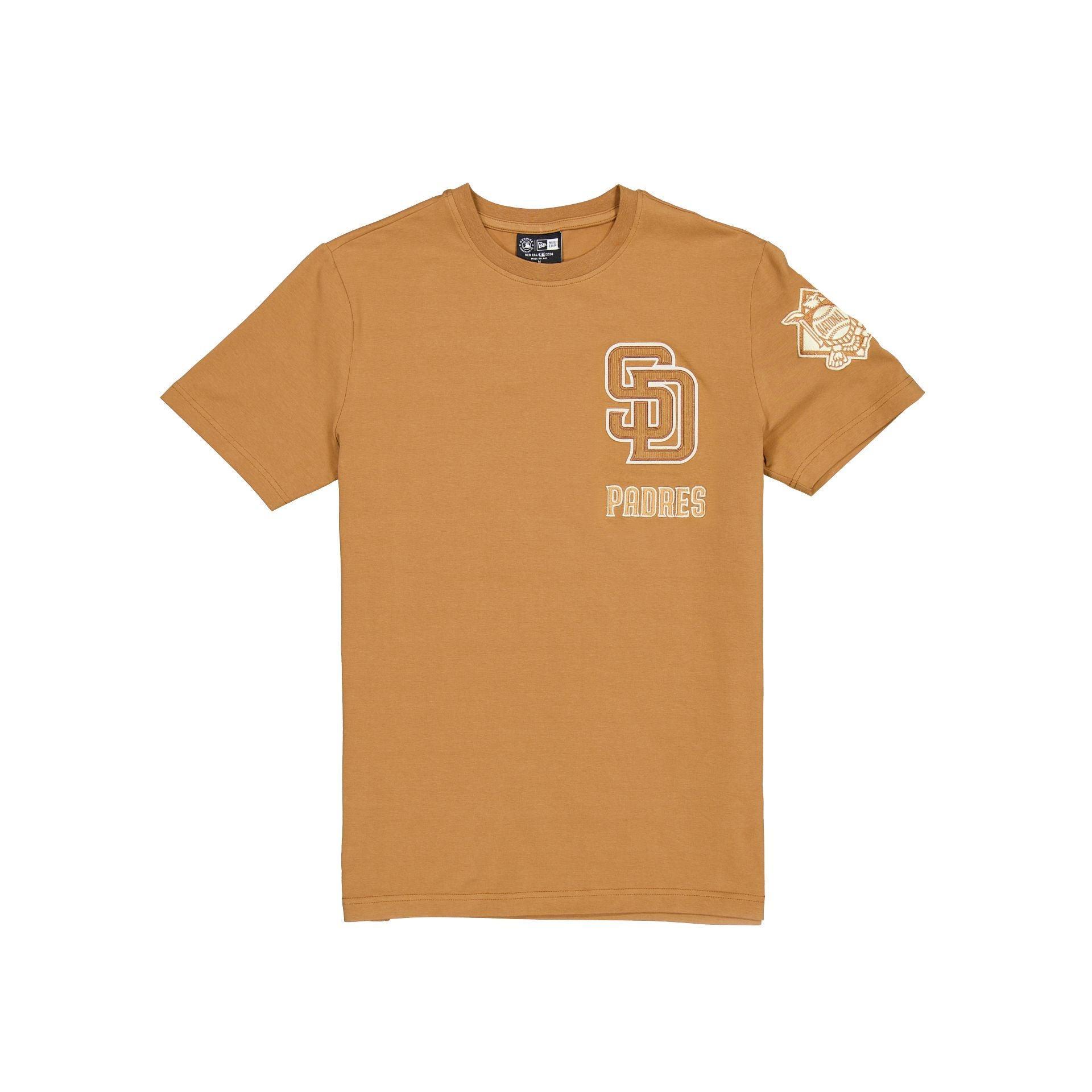 New York Mets Light Bronze Logo Select T-Shirt Male Product Image