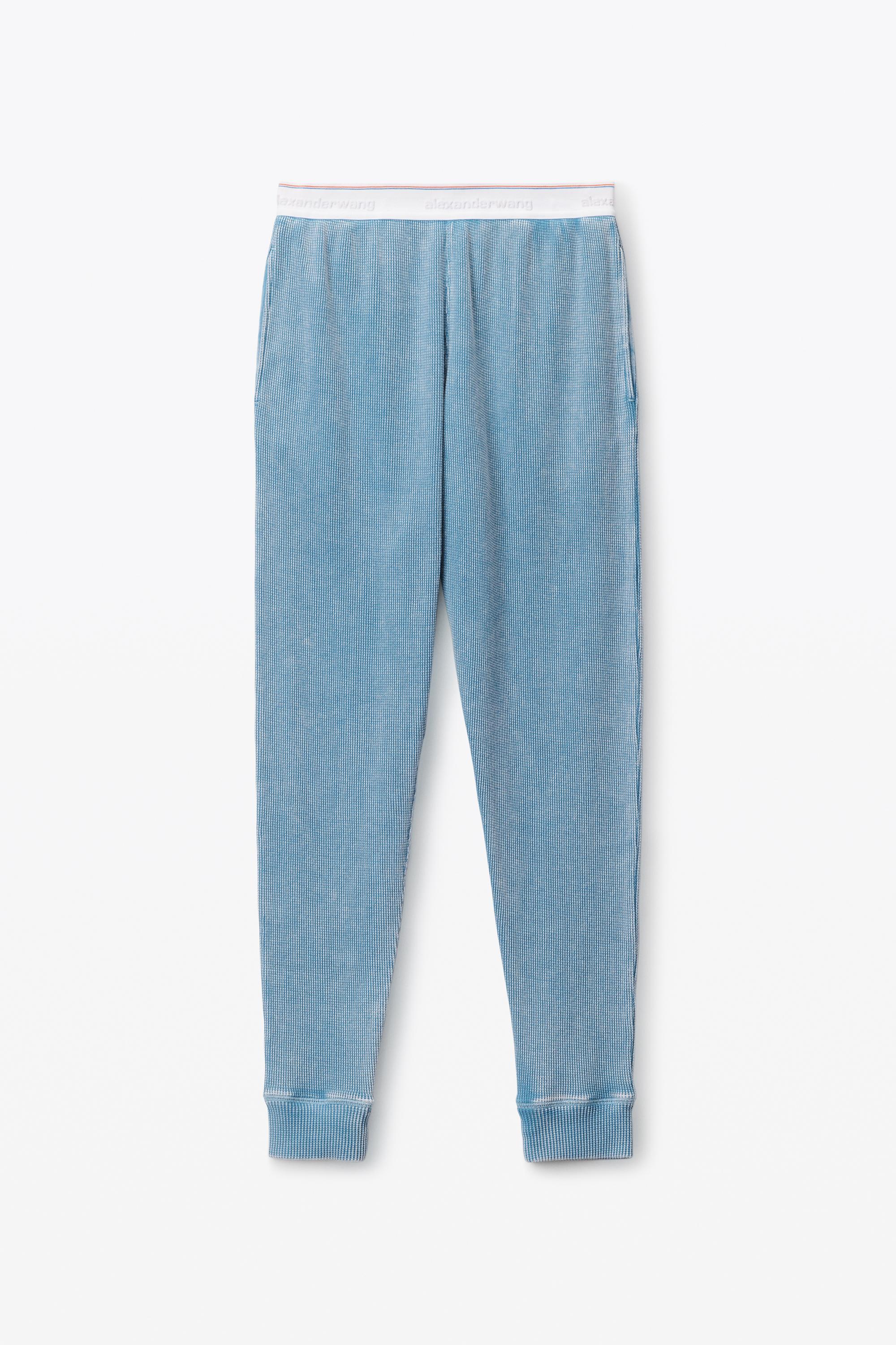 Jogger Pant In Waffle-knit Cotton Stretch Product Image