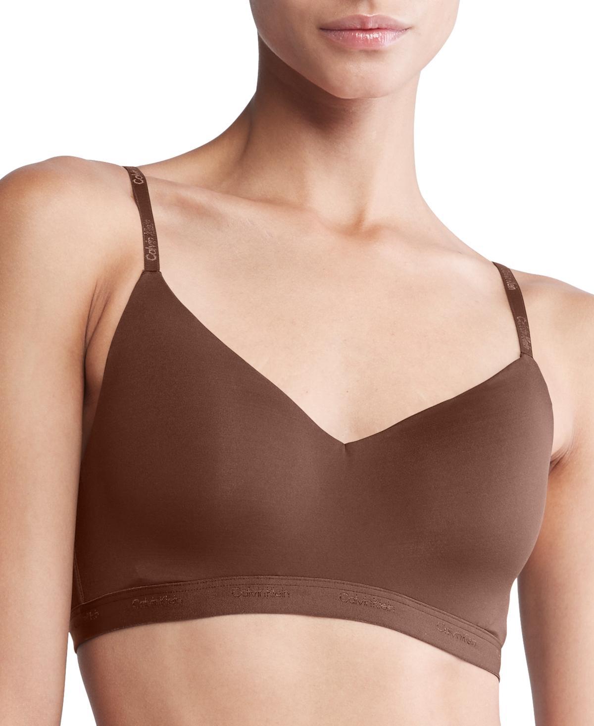 Calvin Klein Womens Form To Body Lightly Lined Bralette QF7618 Product Image