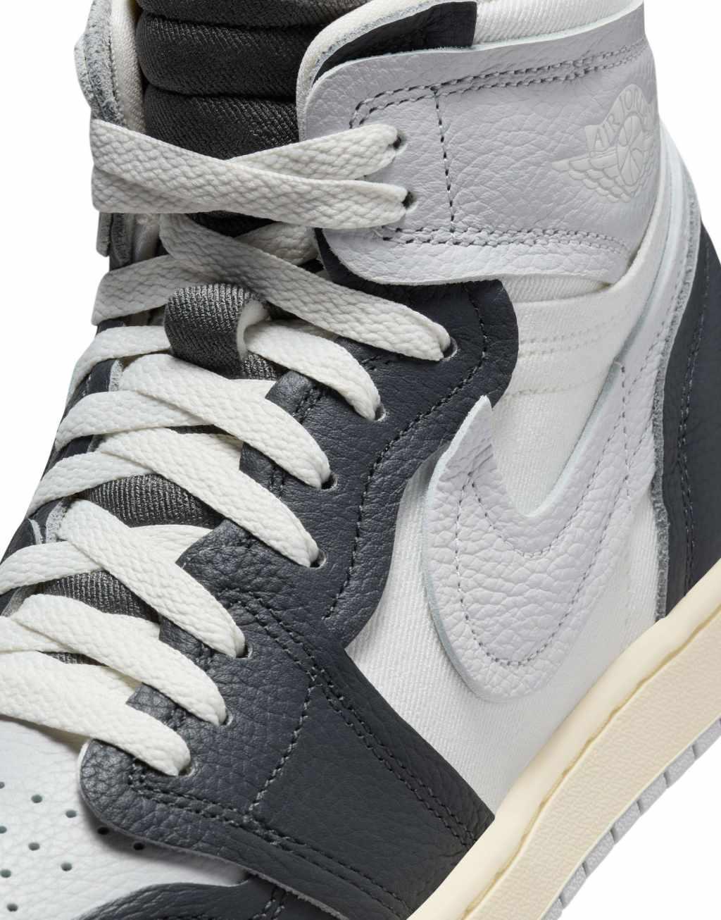 Air Jordan 1 High Method Make sneakers in white and gray   Product Image