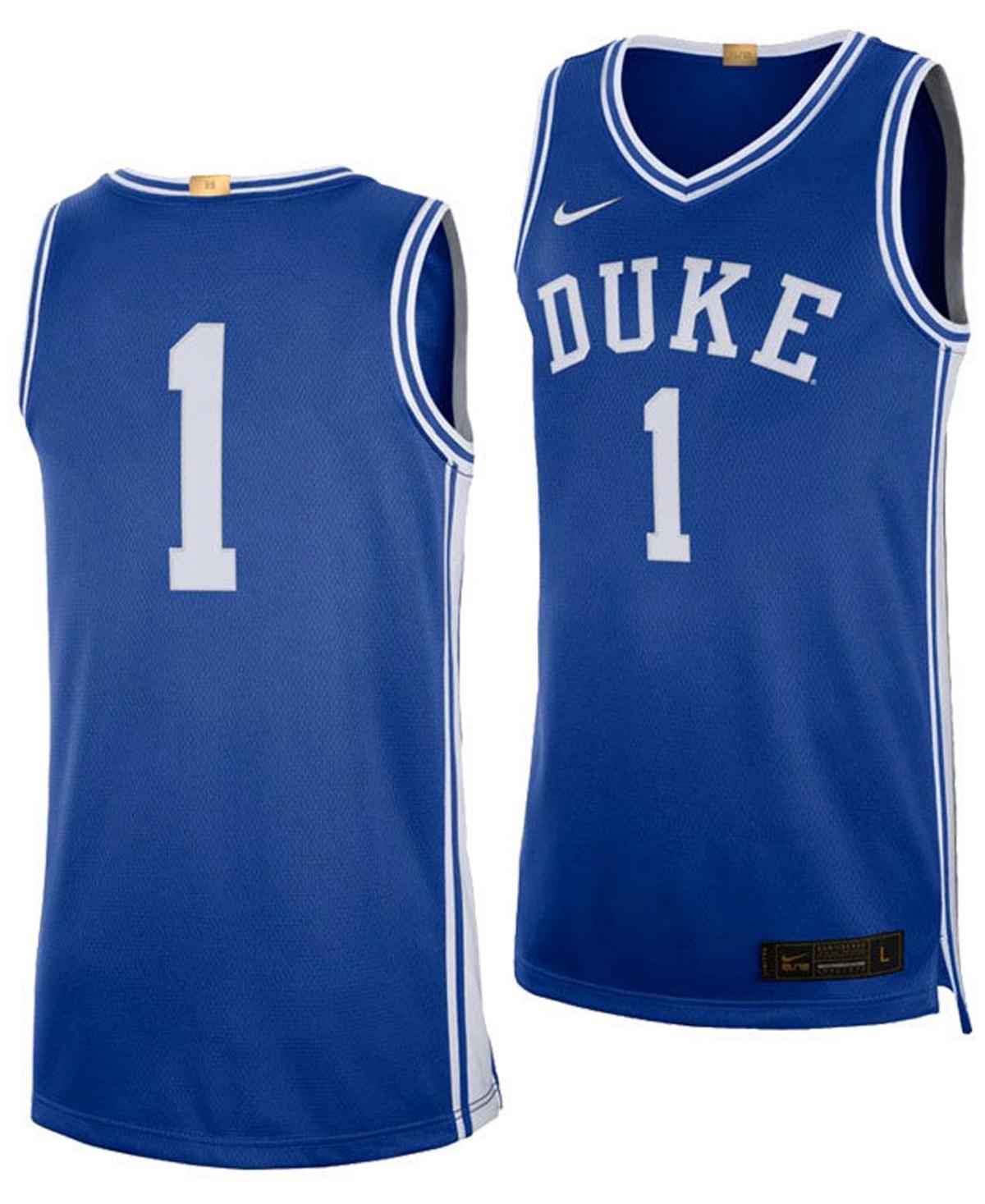 Mens Nike #1 Royal Duke Devils Limited Basketball Jersey Product Image