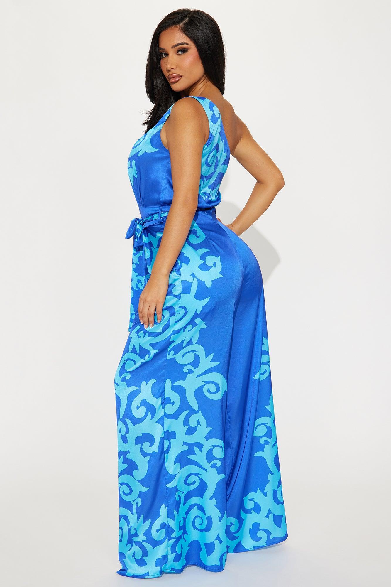 Rhodes Jumpsuit - Blue Product Image