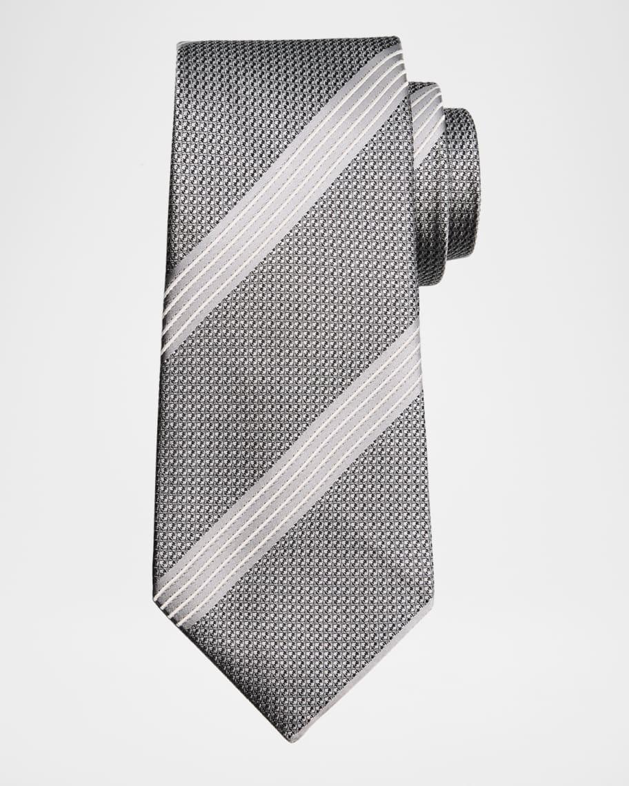 Men's Multi-Stripe Silk Tie Product Image