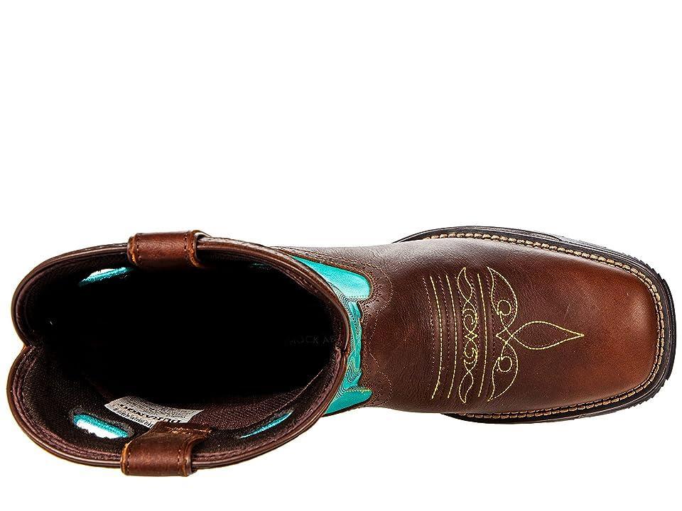 Durango Maverick 10 Western WP Blue) Women's Shoes Product Image