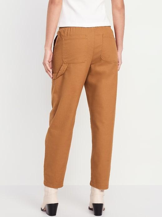 High-Waisted Pulla Utility Pants Product Image