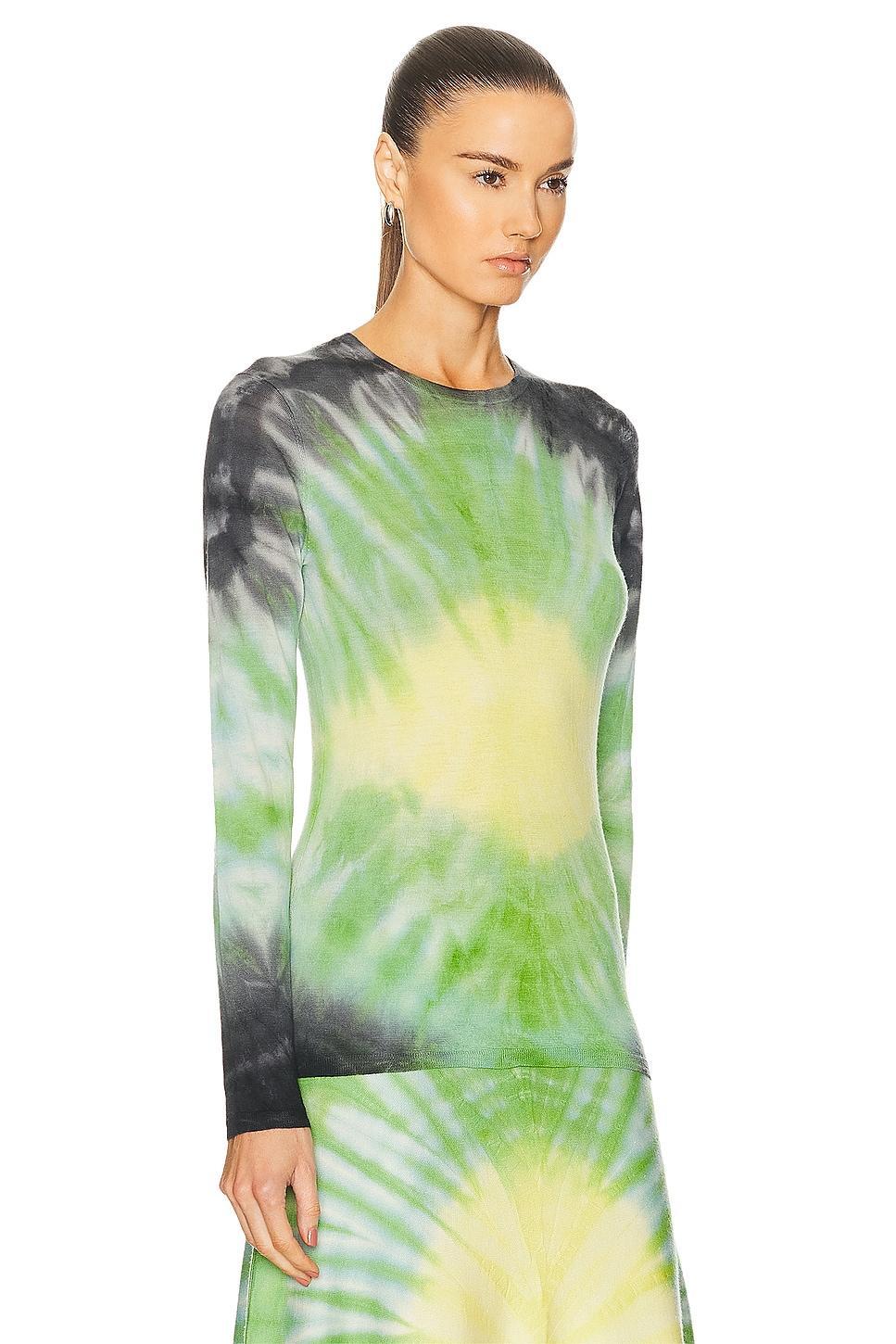 Gabriela Hearst Miller Top Green. (also in M, XS). Product Image