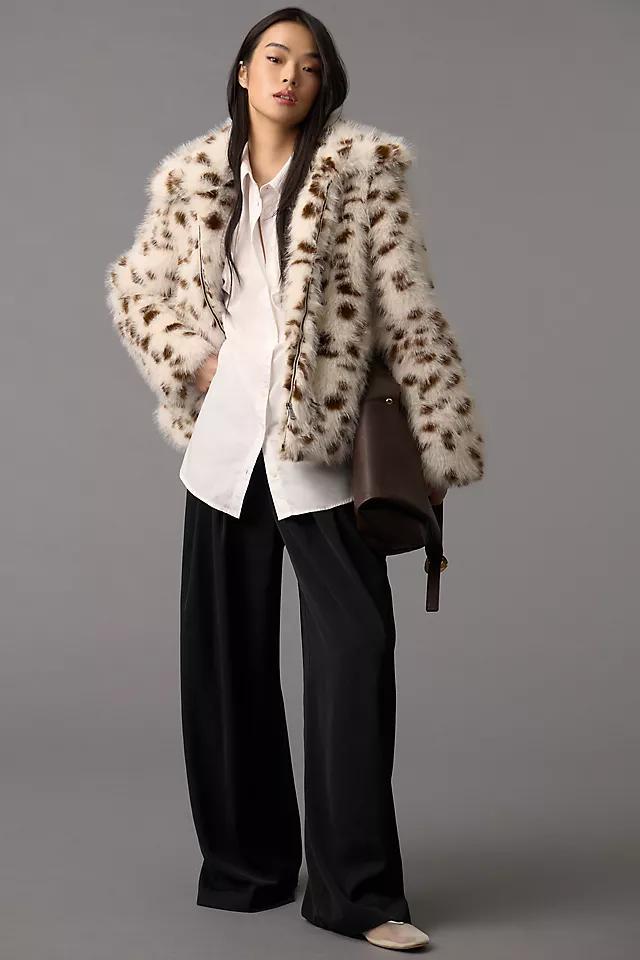 Bernardo Spotted Faux-Fur Jacket Product Image