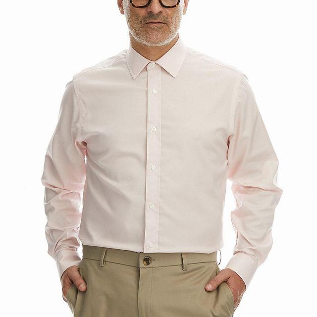 Mens Haggar Premium Comfort Classic Fit Wrinkle Resistant Dress Shirt Product Image