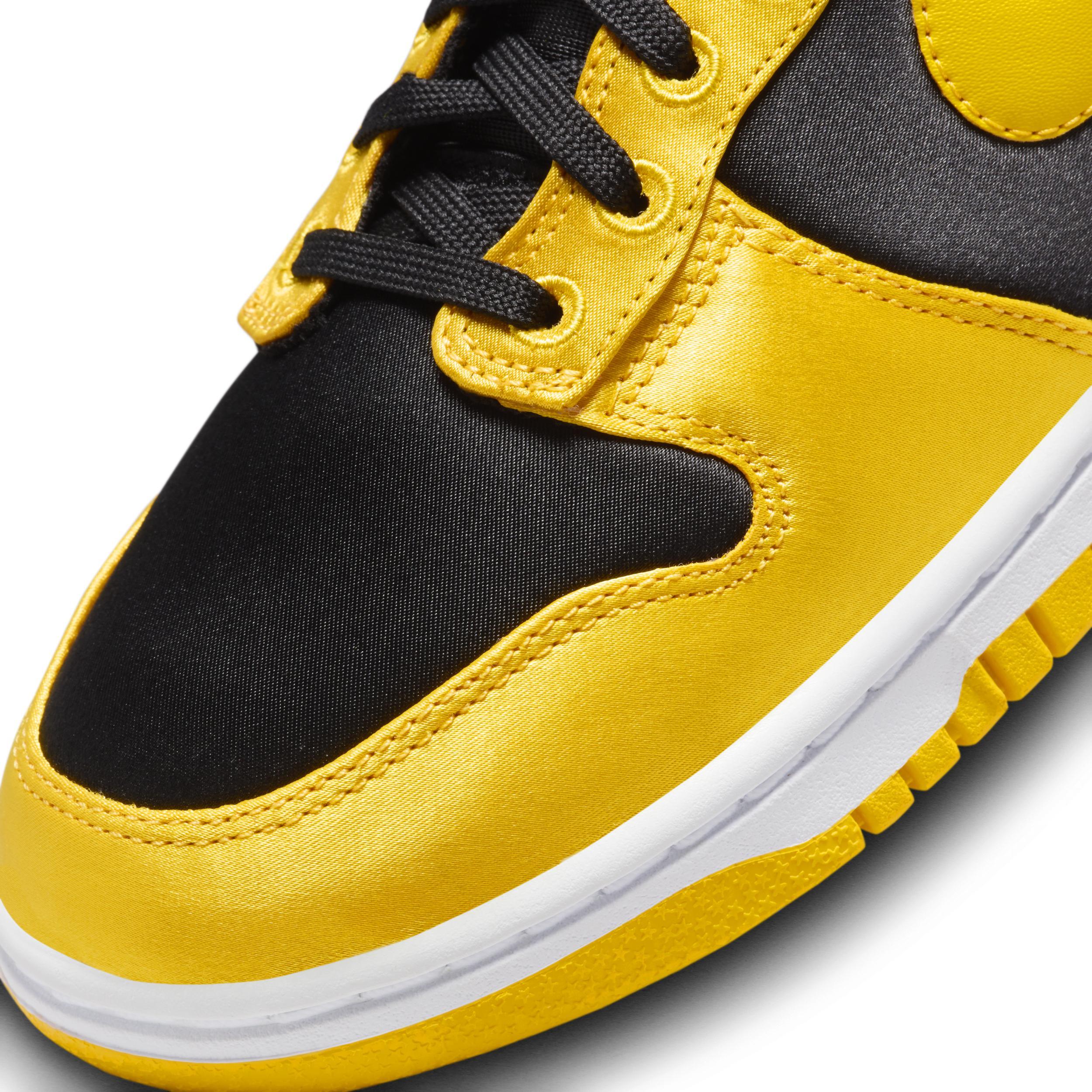 Nike Womens Nike Dunk High - Womens Basketball Shoes Black/Varsity Maize/White Product Image