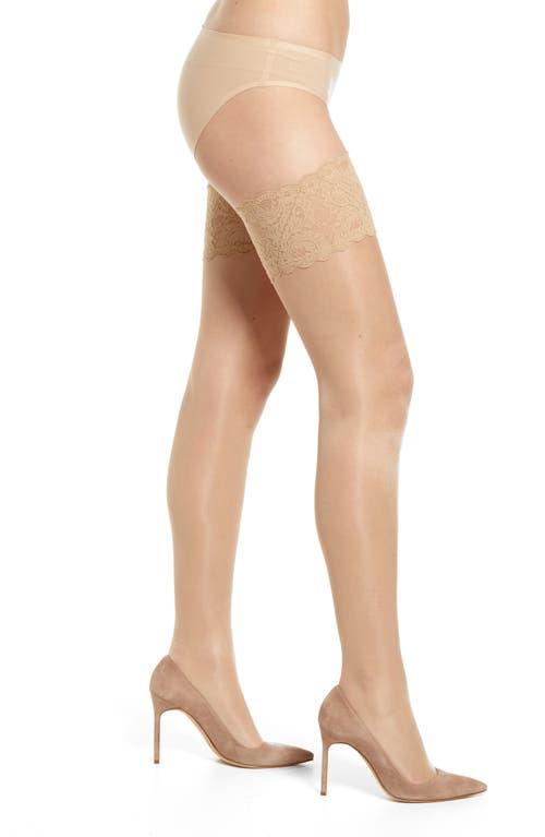 Wolford Satin Touch 20 Stay Up Tights Black. (also in ). Product Image