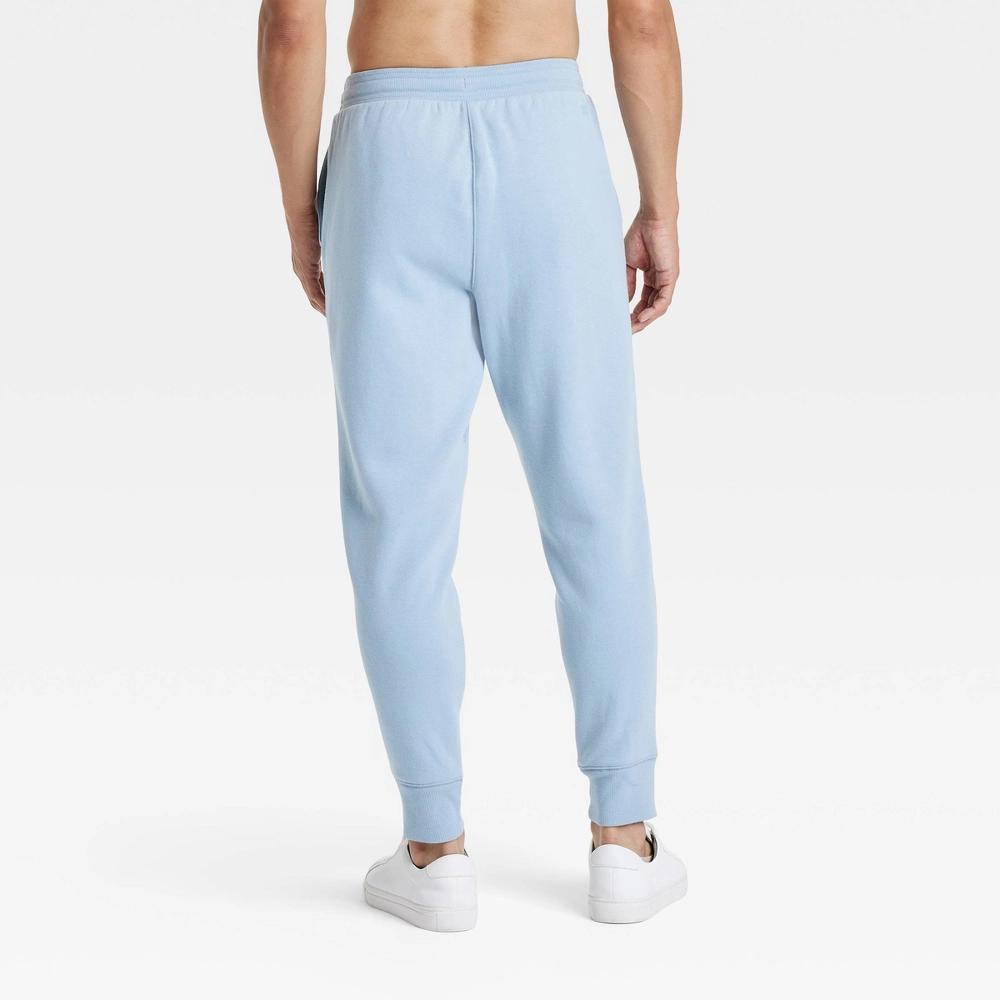 Men's Cotton Fleece Jogger Pants - All In Motion™ Light Blue XXL Product Image