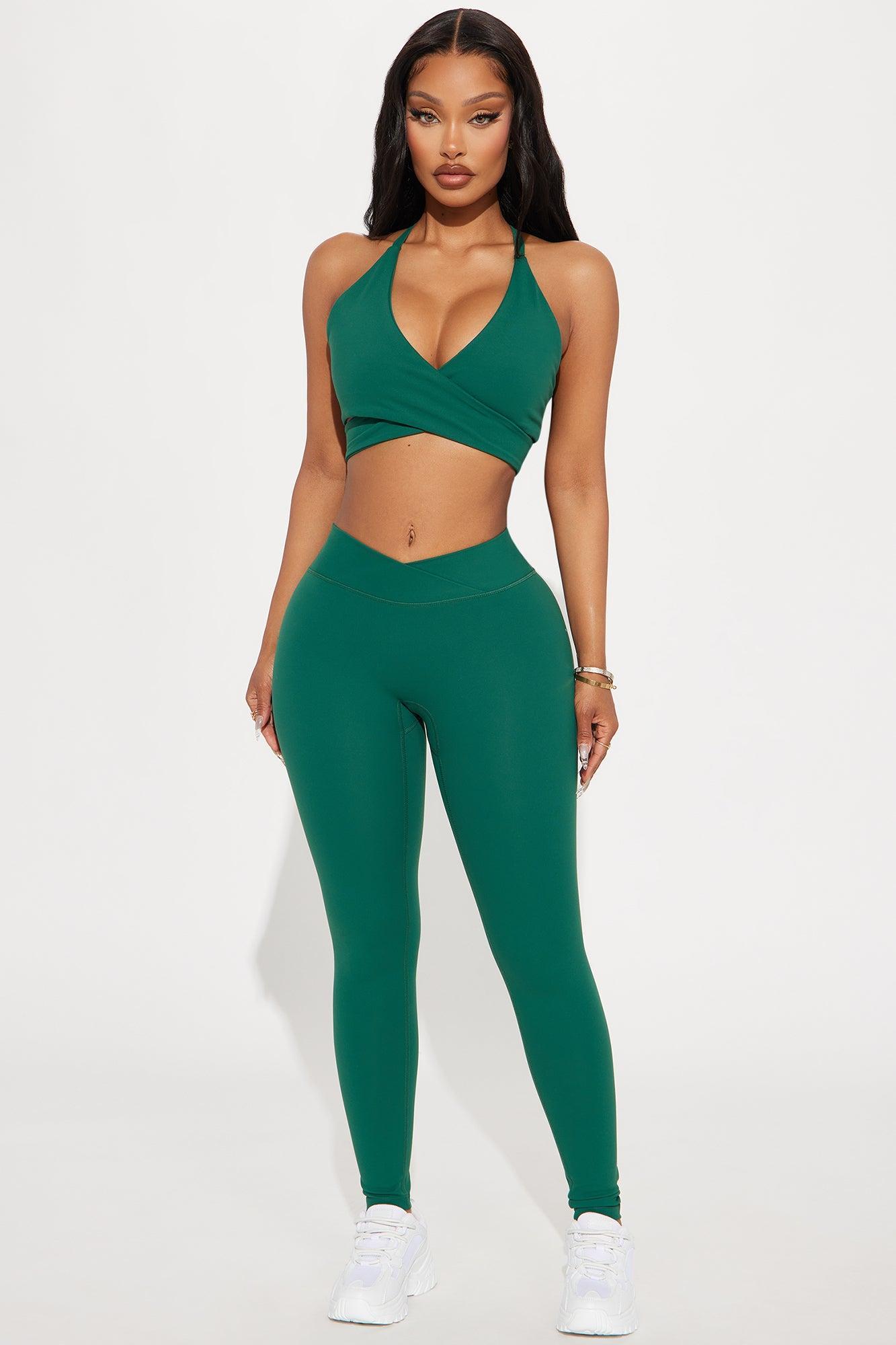 Namaste Super Soft Active Legging - Emerald Product Image