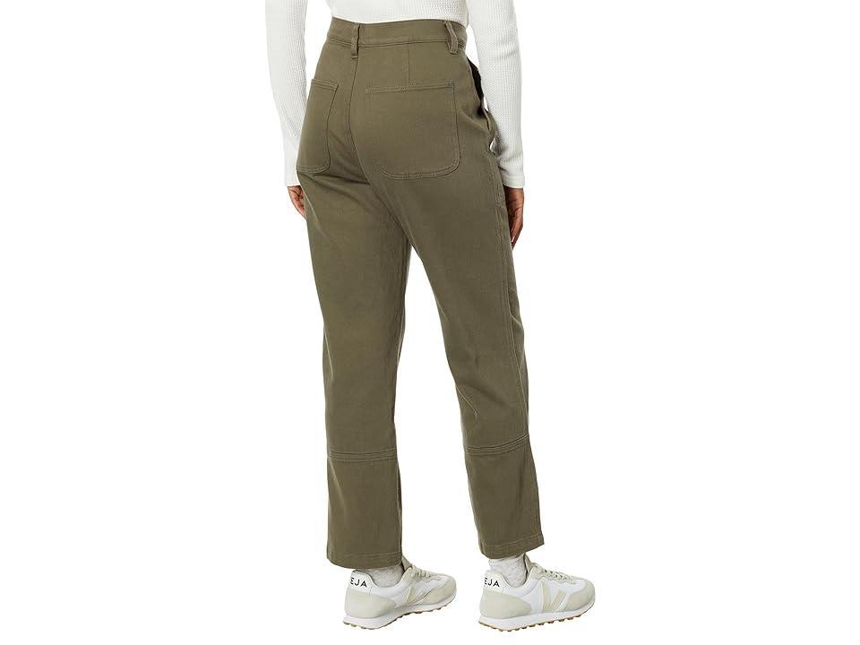 L.L.Bean Signature Washed Cotton Barrel Pants (Dusty ) Women's Clothing Product Image