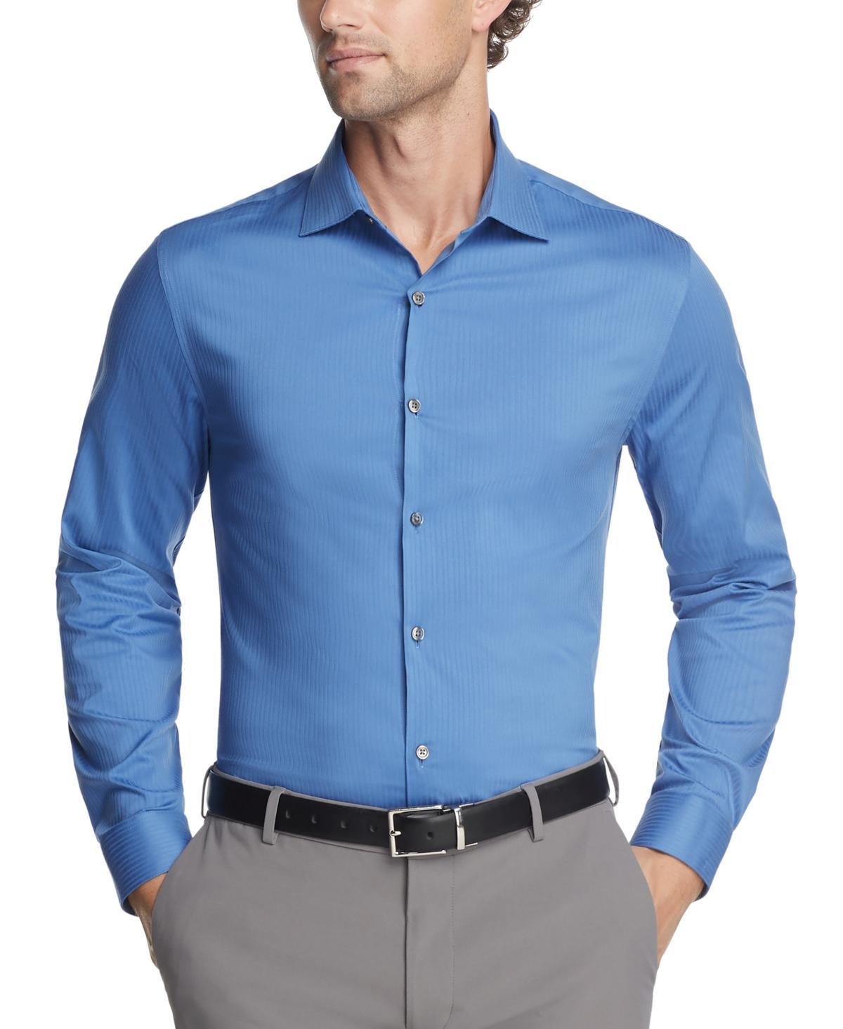 Kenneth Cole Reaction Mens Techni-Cole Slim Fit Flex Stretch Dress Shirt Product Image