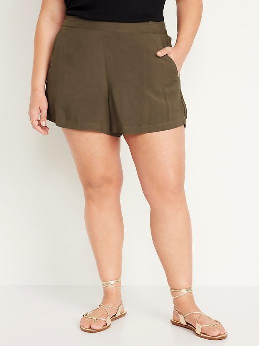 High-Waisted Playa Shorts -- 4-inch inseam Product Image