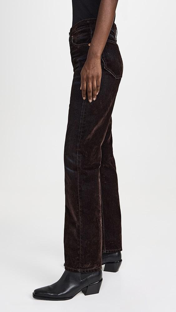 RE/DONE 90s High Rise Loose Flocked Jeans | Shopbop Product Image