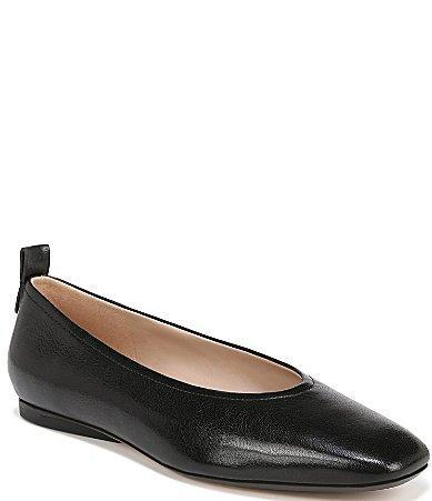 Naturalizer 27 EDIT Carla Leather Square Toe Casual Ballet Flats Product Image