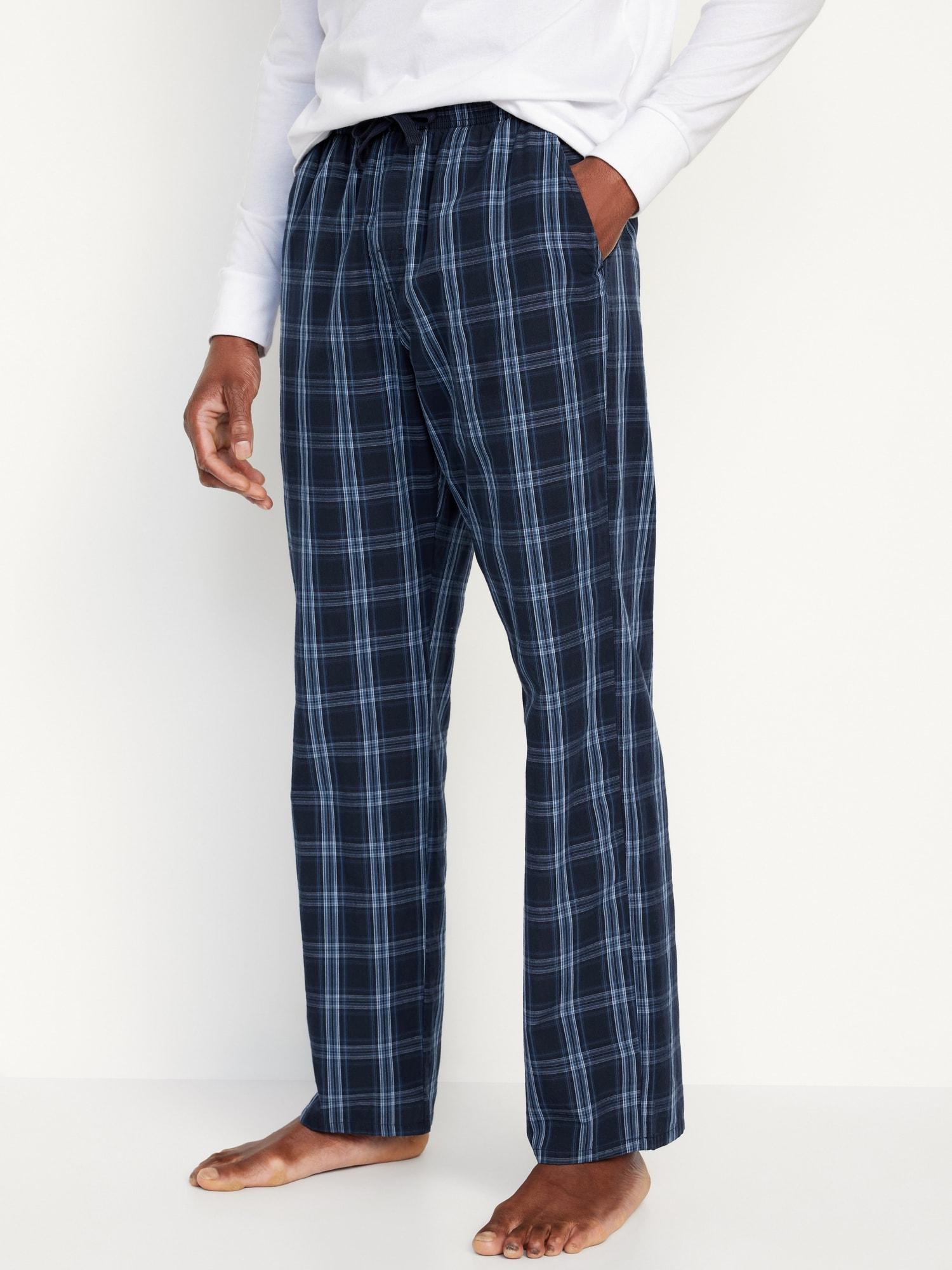 Printed Poplin Pajama Pants Product Image