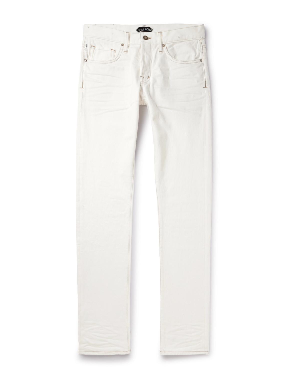 TOM FORD Slim-fit Jeans In White Product Image