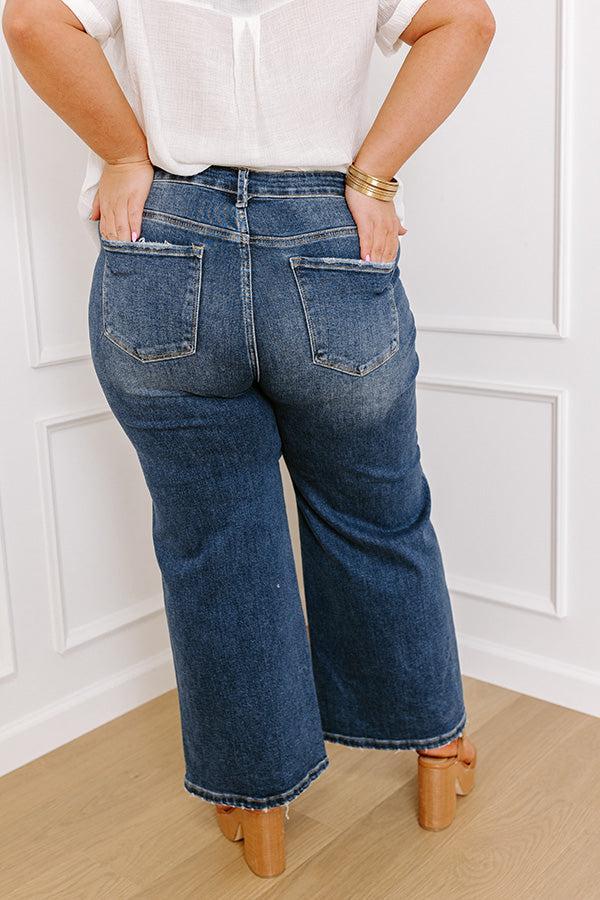 Risen Tiffany High Waist Wide Leg Jean Curves Product Image