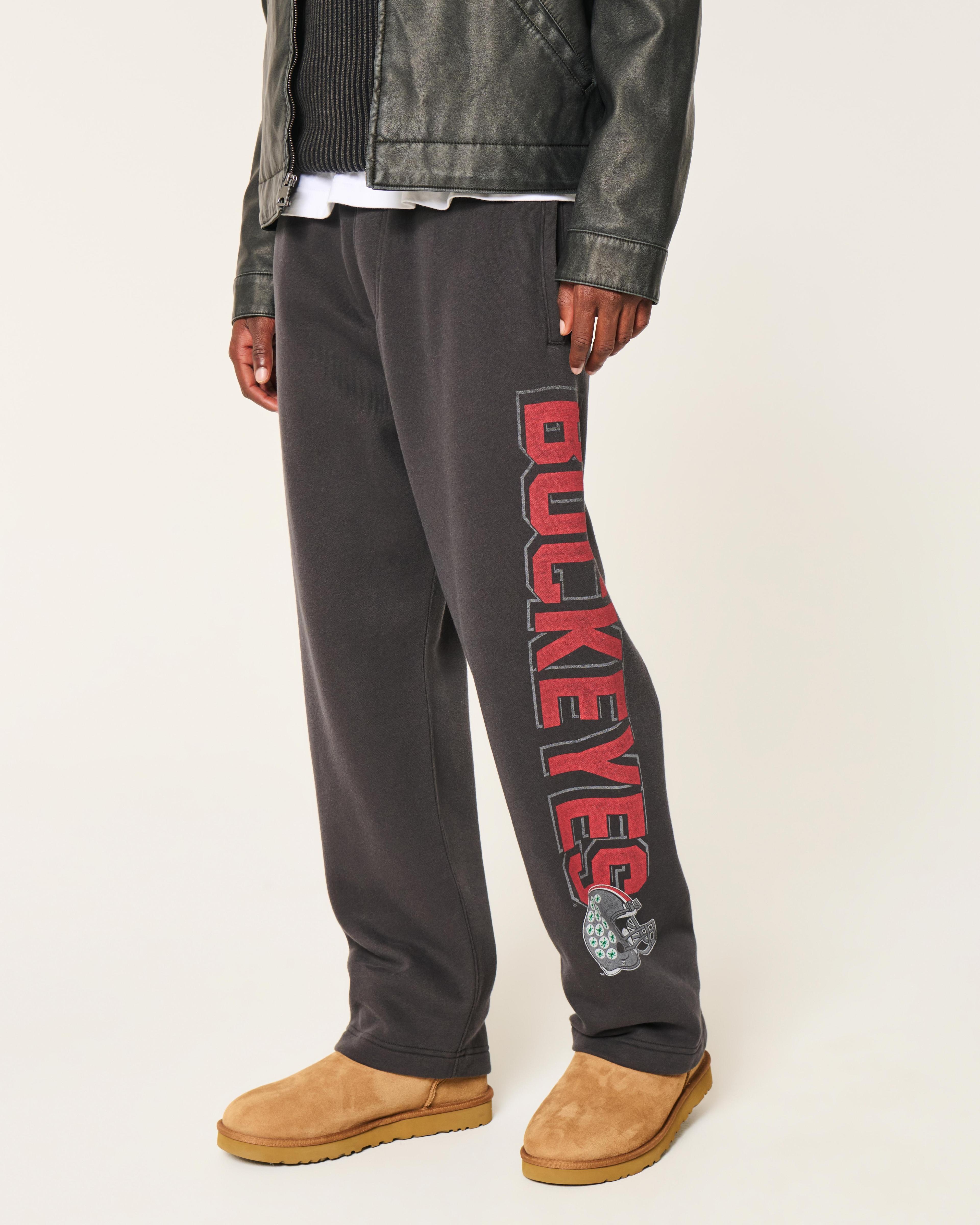 University of Wisconsin Badgers Graphic Baggy Sweatpants Product Image