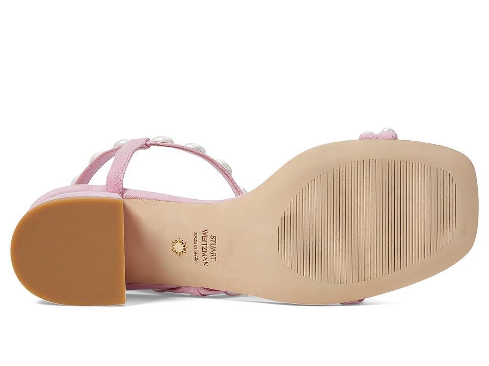 Stuart Weitzman Womens Pearlita 35 Strappy Mid Heel Sandals Product Image