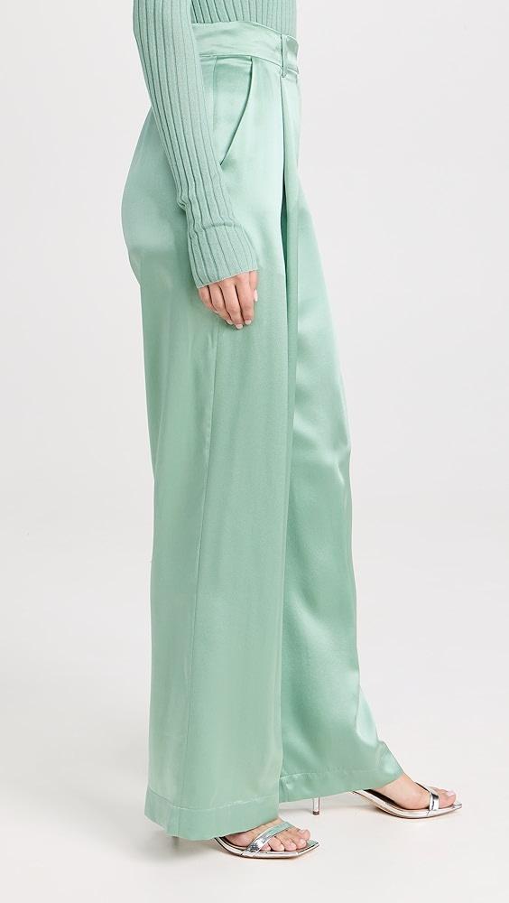 Sablyn Pleated Silk Pants | Shopbop Product Image