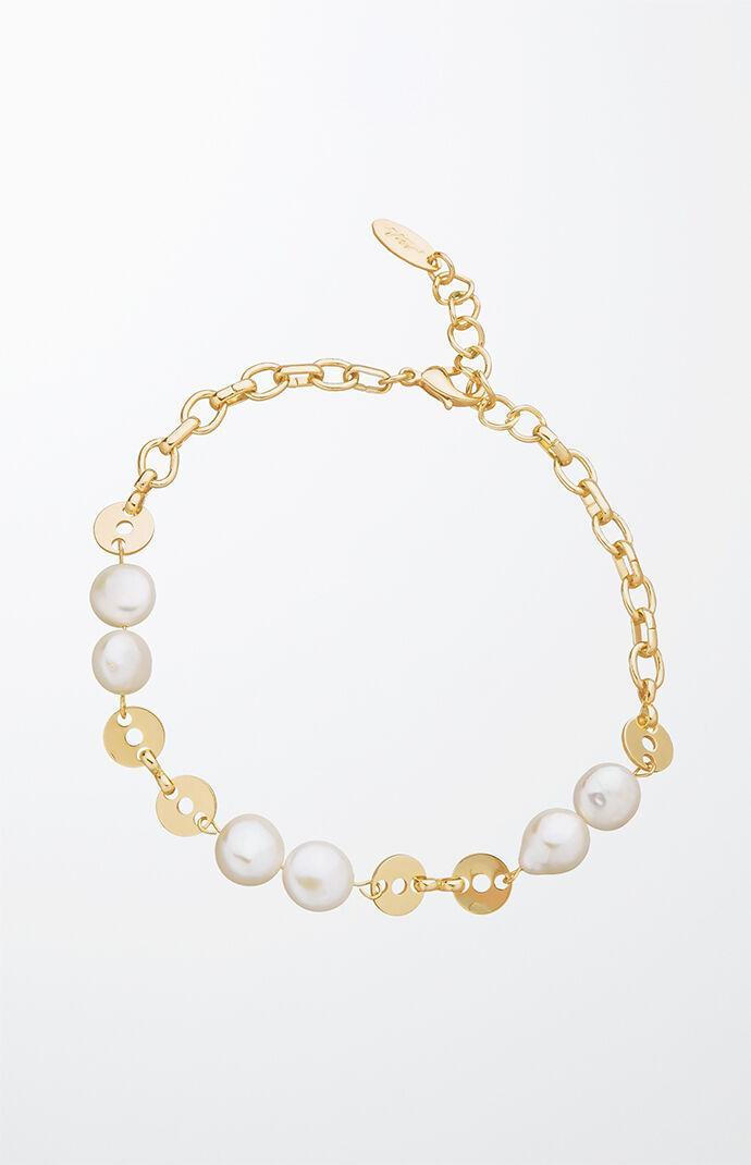 Ettika Legacy Pearl Ankle Bracelet Product Image