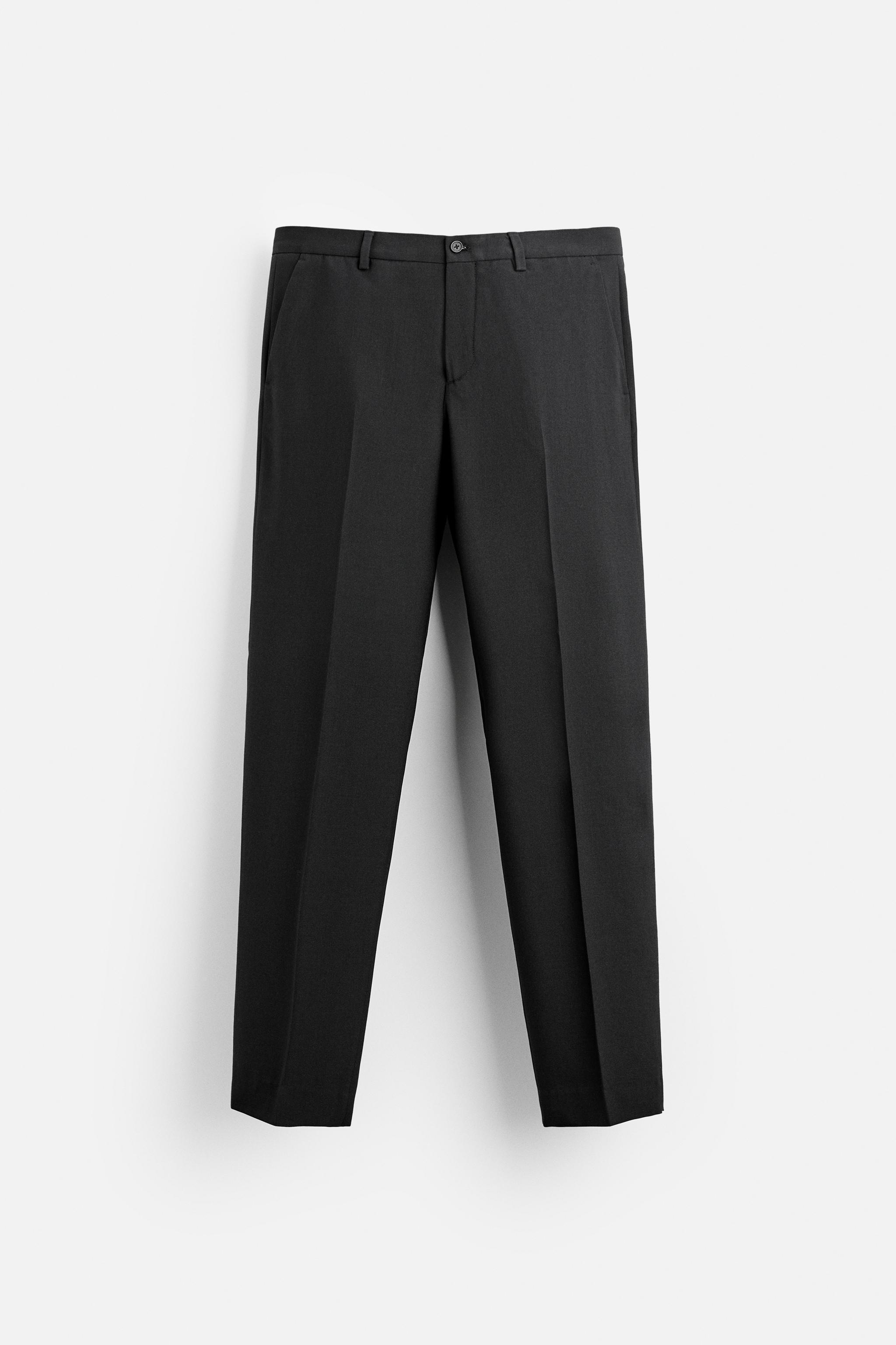 WOOL BLEND SUIT PANTS Product Image